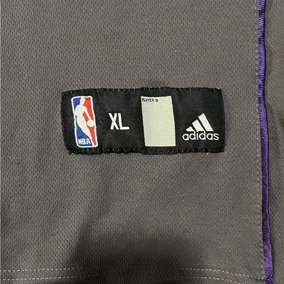 Adidas Kobe Bryant Lakers Gray Basketball Jersey sz XL - Picture 8 of 10